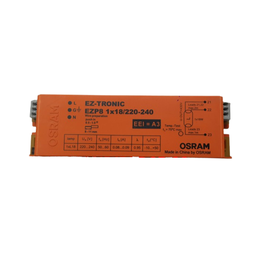 [EZP18W] BALLAST ELECTRONIC OSRAM
1X18W  220-240V AC POUR TUBE NEON