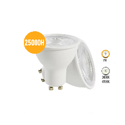 [104714] Lampe LED WELL GU10 7W 3000K-6500K