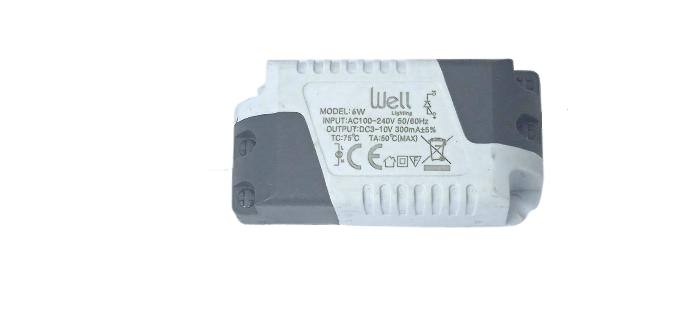 DRIVER LED WELL 6W 100-240V AC/ 3-10V DC