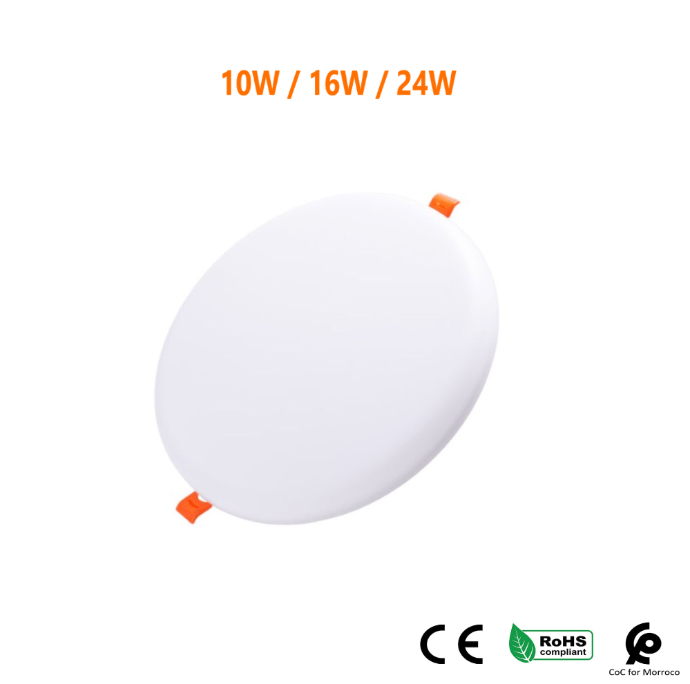 PANEL LED WELL ARRONDI 10W/16W/24W 6500K