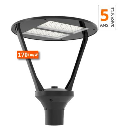 LUMINAIRE LED JARDIN SKY 100W 3CCT IP66 Réglable